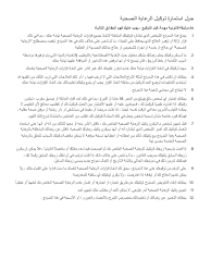 Form 1553 Health Care Proxy Designation Form - New York (Arabic), Page 2