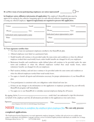 Form EMS10422 Sharedwork Employer Plan Application - Washington, Page 2