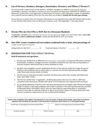 CPA Firm Permit Late Renewal - Minnesota, Page 3