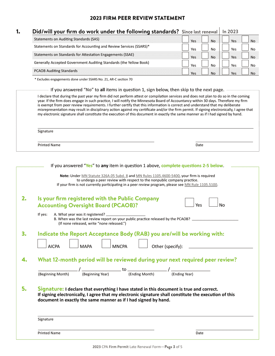 CPA Firm Permit Late Renewal - Minnesota, Page 4