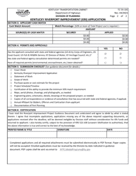 Form TC59-105 Kentucky Riverport Improvement (Kri) Application - Kentucky, Page 2