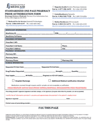 Document preview: Prior Authorization Packet - Enteral Nutrition - Mississippi