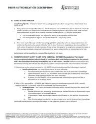 Prior Authorization Packet - Opioids - Mississippi, Page 3
