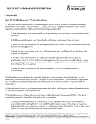 Prior Authorization Packet - Early Refill - Mississippi, Page 2