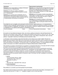 Formulario FAA-1826A-S Solicitud De Representante Autorizado(A) Para Asistencia Nutricional (Na) - Arizona (Spanish), Page 2