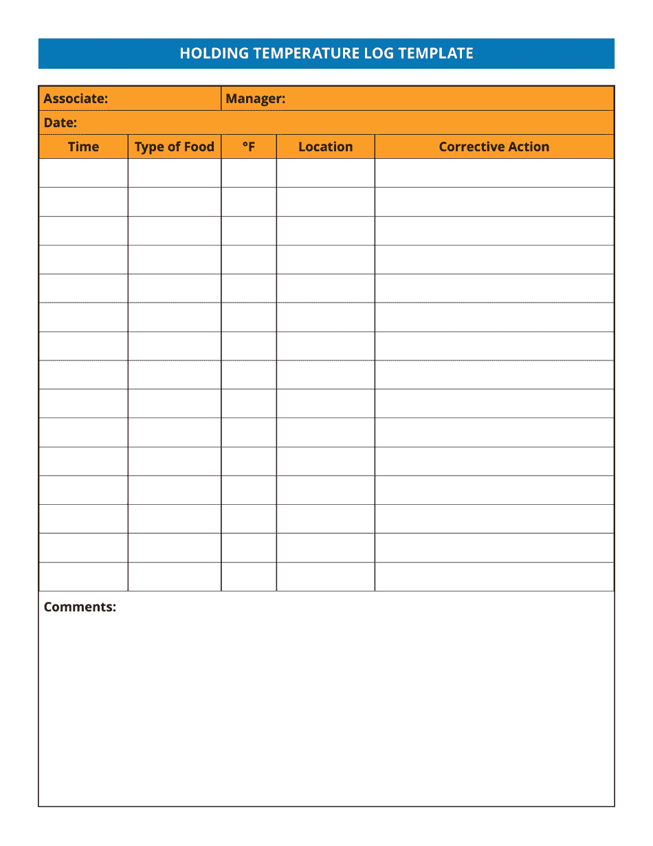Form CR-011353 Holding Temperature Log Template - South Carolina, Page 2
