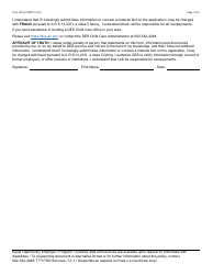 Form CCA-1311A Arizona Education Workforce Scholarship Program Application - Arizona, Page 3