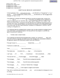 Document preview: Form MB302TRID Mortgage Broker Agreement - Closed End Transactions (Trid Version) - Wisconsin