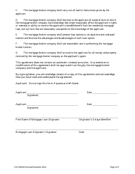 Form MB302 Mortgage Broker Agreement -closed End Transactions - Wisconsin, Page 3