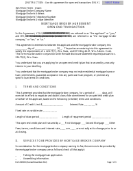 Document preview: Form MB303 Mortgage Broker Agreement -open-End Transaction - Wisconsin