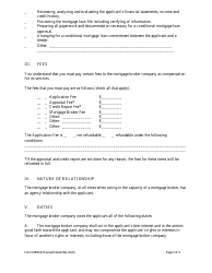 Form MB303 Mortgage Broker Agreement -open-End Transaction - Wisconsin, Page 2