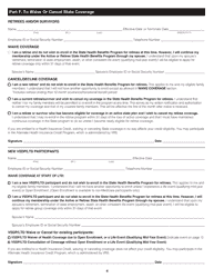 Form A10656 State Health Benefits Program Enrollment Form for Retirees, Survivors and Ltd Participants - Virginia, Page 4