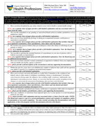Reinstatement for a Certified Substance Abuse Counselor (Csac) or Certified Substance Abuse Counselor Assistant (Csac-A) - Virginia, Page 4