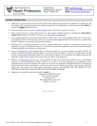 Application for Reinstatement of Licensed Professional Counselor (Lpc) , Licensed Marriage and Family Therapist (Lmft) and Licensed Substance Abuse Treatment Practitioners (Lsatp) - Virginia, Page 2