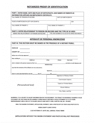 Birth Certificate Application (Mail Only) - Webb County, Texas (English/Spanish), Page 2