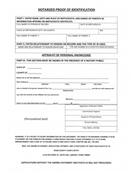 Death Certificate Application (Mail Only) - Webb County, Texas (English/Spanish), Page 2