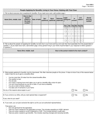 Form H0011 Texas Simplified Application Project (Tsap) for Snap Food Benefits - Texas, Page 2