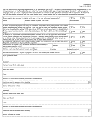 Form H0011 Texas Simplified Application Project (Tsap) for Snap Food Benefits - Texas, Page 3