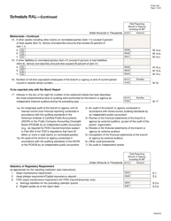 Form FFIEC002 Report of Assets and Liabilities of U.S. Branches and Agencies of Foreign Banks, Page 7