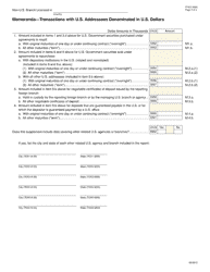 Form FFIEC002S Report of Assets and Liabilities of a Non-U.S. Branch That Is Managed or Controlled by a U.S. Branch or Agency of a Foreign (Non-U.S.) Bank, Page 3