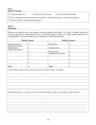 Form CFS449-2 Employment/Job Training/Apprenticeship Incentive Program Application - Illinois, Page 2