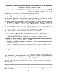 Form CFS449-2 Employment/Job Training/Apprenticeship Incentive Program Application - Illinois, Page 4