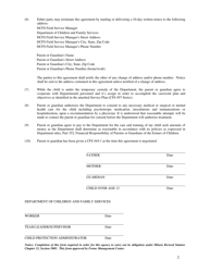 Form CFS444 Voluntary Placement Agreement - Illinois, Page 2