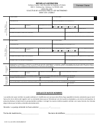 Formulario CCR CLK43 Solicitud De Licencia Publica De Matrimonio Debe Ser Legible - Ventura County, California (Spanish), Page 2
