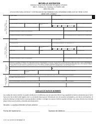 Formulario CCR CLK43 Solicitud De Licencia Publica De Matrimonio Debe Ser Legible - Ventura County, California (Spanish), Page 3