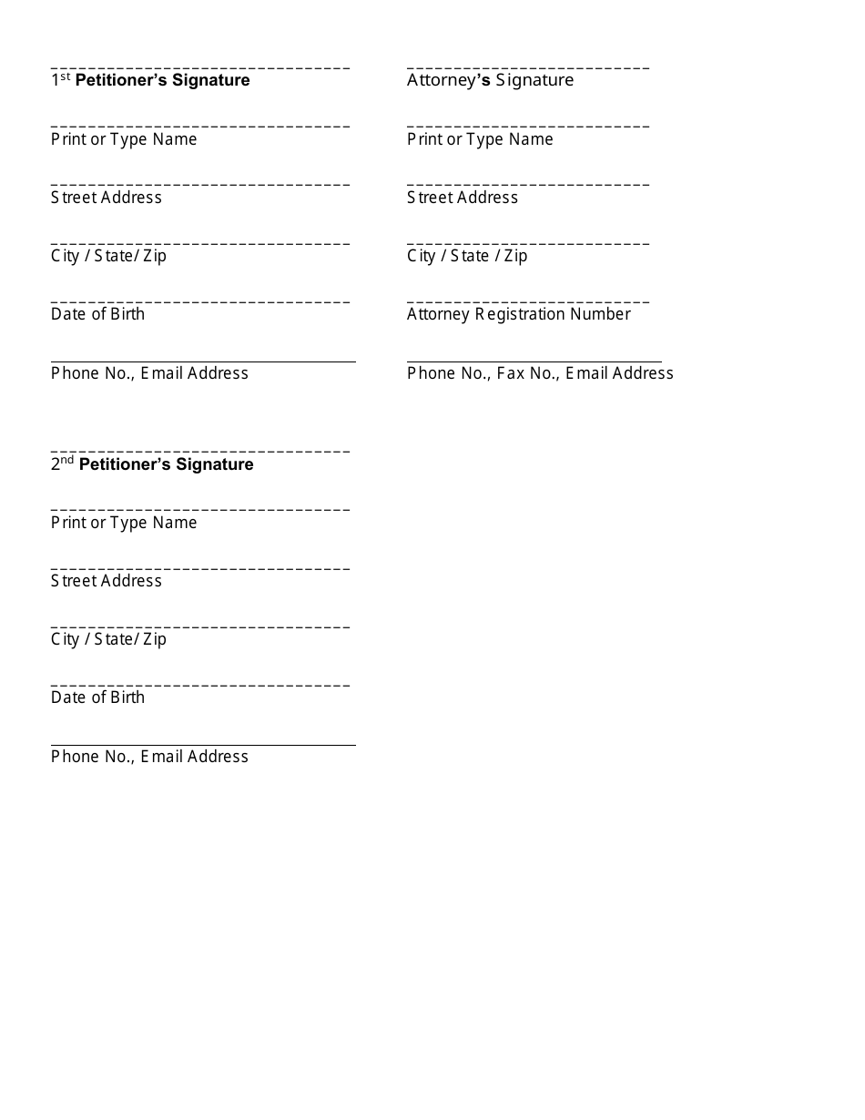 Warren County, Ohio Motion for Ex-parte Emergency Custody - Fill Out ...