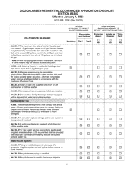 Form HCD SHL620C Residential Occupancies Application Checklist - California, Page 6