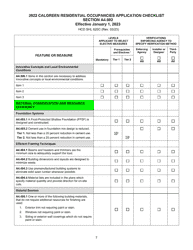 Form HCD SHL620C Residential Occupancies Application Checklist - California, Page 7
