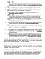 Form JFS01849 Request for an Administrative Review of the Child Support Order - Warren County, Ohio, Page 2