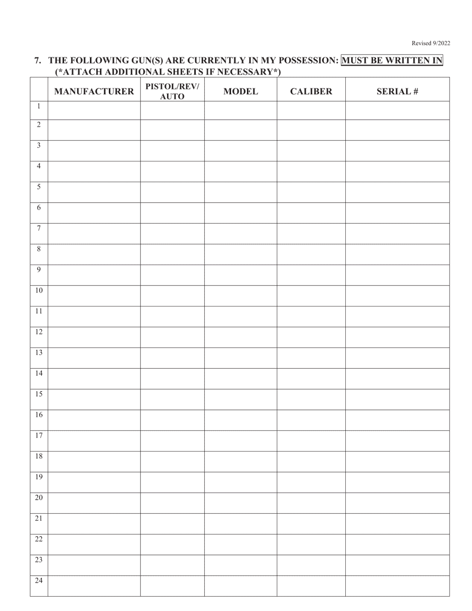 Pistol License Recertification Form - Westchester County, New York, Page 2