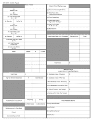 Form SFN54067 Pull Tab Dispensing Device Daily Employee Report &amp; Interim Period Site Summary - North Dakota, Page 2