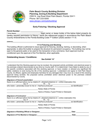 Document preview: Early Fixturing/Stocking Approval - Palm Beach County, Florida