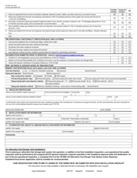 Form TR-WM-138 Checklist for Underground Tank Installation - Wisconsin, Page 2