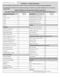 Form DARM-BACM-003 Confidential Commercial Fertilizer Tonnage Report - Wisconsin, Page 2