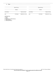 Form CR-206 Order of Commitment for Treatment (Incompetency) - Wisconsin, Page 3