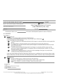 Document preview: Form CR-225 Order Regarding Return of Firearms Under 968.20(1m), Wis. Stats. (Criminal) - Wisconsin