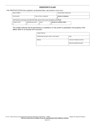 Form CV-301 Summons and Complaint Non-earnings Garnishment (Garnishment - 30302) - Wisconsin, Page 2