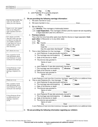 Form FA-4110V Joint Petition With Minor Children - Wisconsin, Page 2
