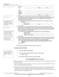 Form FA-4110V Joint Petition With Minor Children - Wisconsin, Page 4