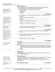 Form FA-4189V Agreement Granting Temporary Custodial Responsibility and/or Visitation During Deployment - Wisconsin, Page 2