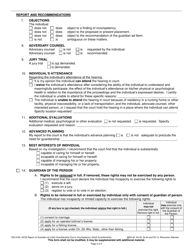 Form GN-3160 Report of Guardian Ad Litem Guardianship Due to Incompetency (Adult Guardianship) - Wisconsin, Page 2