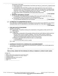 Form GN-3330 Determination and Order on Petition for Guardianship (Minor Guardianship of the Estate) - Wisconsin, Page 3