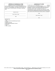 Form IW-1637 Consent to Termination of Parental Rights (Judicial) - Indian Child Welfare Act - Wisconsin, Page 2