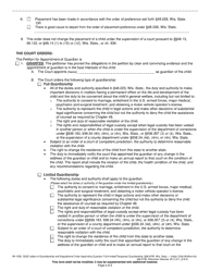 Form IW-1530 Letters of Guardianship and Dispositional Order Appointing Guardian Full/Limited/Temporary Guardianship - Wisconsin, Page 2