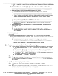 Form IW-1785B Consent Decree (Out-Of-Home Placement Only) - Indian Child Welfare Act - Wisconsin, Page 2
