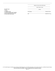 Form JD-1703 Request for Custody by School Attendance Officer/Designation by School District Administrator - Wisconsin, Page 2
